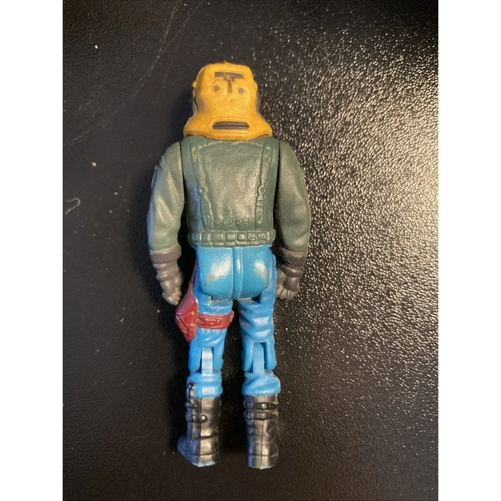 vintage Sly‎ Rax figure with Yellow mask 1985 Kenner Piranha M.A.S.K.
